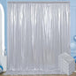 40x10 ft Wrinkle Free Silver Sequin Backdrop Curtain for Parties,Thick Not Fall Glitter Wedding Drapes Backdrop,4 Panels 5x10ft Shimmer Photo Wall Back Drop Cloth for Birthday Photography Background