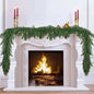 4Pack 6FT Real Touch Norfolk Pine Garland – Artificial Greenery Christmas Garland for Indoor Outdoor Christmas Mantel Table Staircase & Holiday Winter Decorations