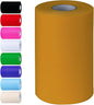 Gold Tulle Fabric Rolls 6 Inch by 100 Yards (300 feet) Tulle Roll Spool Fabric for DIY Tutu Skirt Baby Shower Birthday Party Wedding Decorations Christmas Craft Supplies (Gold)