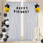 Sequin Backdrop Curtains 6ft x 8ft Silver Background Wedding Decoration Panels Giltter Curtains for Birthday Party 2 Pcs 3ftx8ft