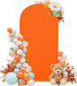 Wedding Arch Cover 4FT Arch Backdrop Cover Spandex Fitted Arch Cover for Round Top Chiara Backdrop Stand Covers for Wedding Birthday Party Baby Shower Banquet Ceremony Decoration