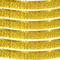 We Moment 6 Pack 10 Feet Gold Foil Fringe Garland Streamers Metallic Tinsel Banner Wall Hanging Fringe Curtain Glitter Backdrop Banner for Parade Floats Birthday Bachelorette Gold Party Decorations