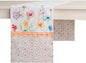 Maison d' Hermine Table Runner 100% Cotton Double Layer Table Runners 108 inches Long Decorative for Home Kitchen Dining Party Wedding Bridal Shower Spring Summer (Summer Whisper , 14.50" x 108")