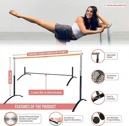 Marley Dance Floor- Ideal for Ballet, Jazz, Tap, and Party Dancing for All Ages- Non-Slip Dance Floor for Smooth Flooring - Ballet Floor for Home, Studio and Outdoor Dance Floor