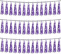 3P Light Purple Foil Fringe Metallic Tassel Streamers Banner Tassel Garland for Parade Floats, Bachelorette, Wedding, Birthday, Halloween, Christmas, Bridal/Baby Shower Party Decorations