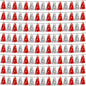 8P Red Silver Foil Fringe Metallic Tassel Streamers Banner Tassel Garland for Parade Floats, Bachelorette, Wedding, Birthday, Halloween, Christmas, Bridal/Baby Shower Party Decorations