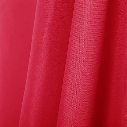 Ascoza 2pack 90x132 Inch Red Rectangular Tablecloth 8 Feet Table Cloth in Polyester Fabric for Wedding/Banquet/Restaurant/Parties