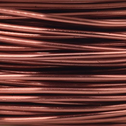 The Beadsmith Wire Elements Craft Wire – Tarnish Resistant, Soft Temper, Round, Antique Copper Color – 0.51mm, 24 Gauge, 20 Yard Spool – Jewelry Making, Wire Wrapping, Floral, & Other DIY Crafts