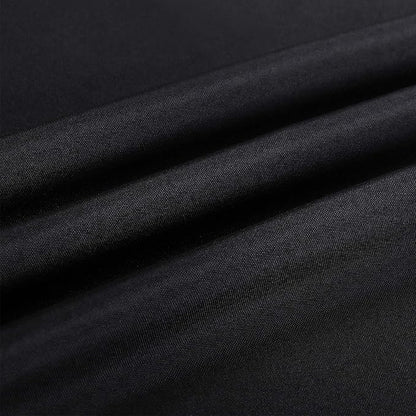 Ascoza 6pack 90 Inch Black Round Tablecloth in Polyester Fabric for Wedding/Banquet/Restaurant/Parties