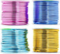 Mandala Crafts 2mm 12 Gauge Pastel Color Anodized Aluminum Wire for Sculpting, Armature, Jewelry Making, Gem Metal Wrap, Garden, Colored and Soft, 4 Rolls