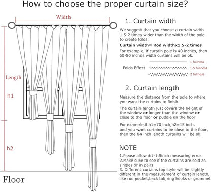 Vision Home White Pinch Pleated Semi Sheer Curtains Textured Light Filtering Window Curtains 90 inch for Living Room Bedroom Rayon Blended Pinch Pleat Drapes with Hooks 2 Panels 40" Wx90 L