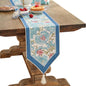 patdrea Linen Leopard Animal Table Runner Farmhouse for Home Kitchen Dining Decor Parties Family Dinners Christmas 12 x 87