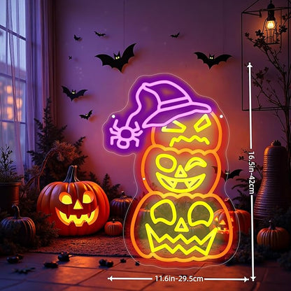 Halloween Pumpkin Patch Sign Pumpkin Halloween Patches Thanksgiving Decor Spider Sign Farmhouse Fall Decor For Front Porch for Table Home Kitchen Bedroom Living Room Bar Pub Club Party