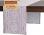 Maison d' Hermine Table Runner 100% Cotton Single Layer Table Runners 108 inches Long Decorative for Home Kitchen Dining Party Baby Shower Wedding Bridal Shower Spring Summer (Mandala, 14.50" x 108")