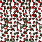 8Pcs 63Ft Red Rose Garland, Fake Rose Hanging Flowers, Artificial Flower Vine, Hanging Floral Vine Garland for Wedding, Birthday Party, Wall Arch, Halloween, Christmas Garden Backdrop Decor