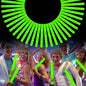 Foam Glow Sticks Bulk, 30 PCS Green Light Up Foam Sticks 3 Modes, Glow Party Supplies for Wedding,Raves, Carnival, Concert, 4th of July, Halloween, Christmas, New Year