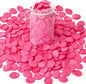 Alecono 400Pcs Silk Rose Petals, Faux Hot Pink Petals for Wedding Proposal Flower Girl Basket, Flower Petals to Throw at Wedding Birthday Party Decoration
