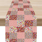 Boho Patchwork Table Runner, Vintage Farmhouse Colorful Wildflowers Bohemian Paisley Flower Table Center Decor for Home Kitchen Dining Patio Holiday Party Indoor Table Decorations, 13"x36" Inch