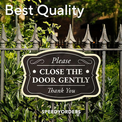 Custom Decorative Outdoor Metal Sign - Personalized Aluminum Driveway Sign, Waterproof, Made in USA - Design 3 Black Charcoal 18x12 In