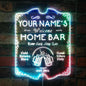 ADVPRO Personalized Your Name Home Bar RGB Dynamic Glam LED Sign - Cut-to-Edge Shape - Smart 3D Decoration - Multicolor Signage st06s64-fnd-p11b-tm-c