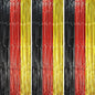3 Pack 3.3 x 8.2 ft Red Black Gold Foil Fringe Backdrop Curtains, Tinsel Streamers Party Decorations, Fringe Backdrop, Door Shimmer for Thanksgiving Day or Birthday Party
