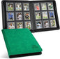 Toploader Binder with 9-Pocket Pages, Holds 288 "3×4" Rigid Toploader Hard Cases, Card Holder for Collectible Cards or Sports Cards, Durable Sleeves for Storage & Display (Emerald)