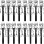 Skylety 18 Pcs Party Blower Noisemakers Party Squawkers Blowouts Whistles Fringed Noise Maker Musical Blowouts for Birthday Supplies(Black and Silver)