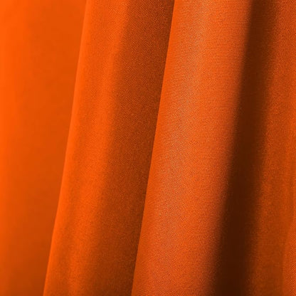 Ascoza 2pack 60x120 Inch Orange Rectangular Tablecloth 6 Feet Table Cloth in Polyester Fabric for Wedding/Banquet/Restaurant/Parties