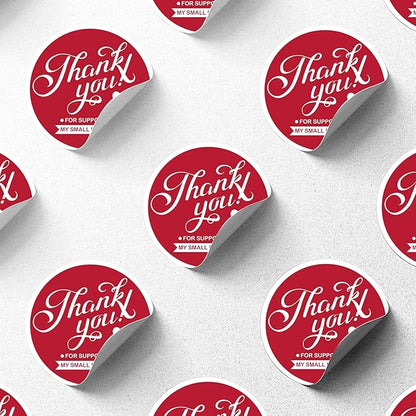 Custom Logo Stickers for Business, Personalised Logo Labels - Any Shape, Waterproof Vinyl Glossy Stickers for Branding & Packaging