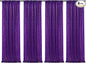 Poise3EHome Purple Sequin Backdrop Curtain,4 Panels 2FTx8FT Glitter Background for Halloween Party Birthday Wedding Christmas Thanksgiving Holiday Festival Decor