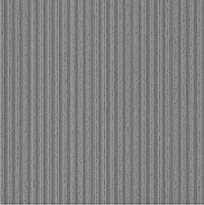 Ottomanson Mud Mat 3' x 3'11" Entryway Rug - Non-Slip Scraper Doormat for Muddy Paws, Dirt Trapping Indoor/Outdoor Mat for High-Traffic Areas, Kitchen, Garage, Patio, Gray