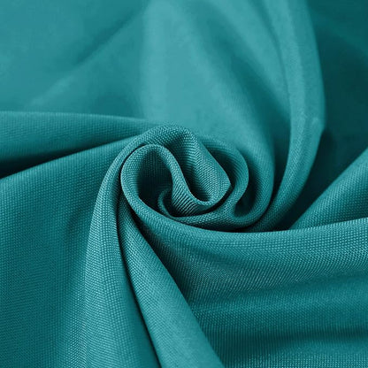 Rectangle Tablecloth 60x102 inch Washable Polyester Fabric Table Cloth for Wedding Party Dining Banquet Decoration（60x102, Teal）