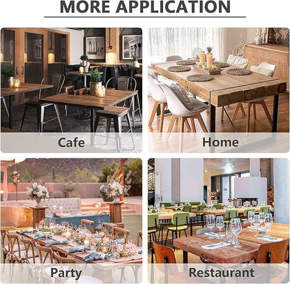 MYSKY HOME Waterproof Tablecloth Rectangle 60x102 Inch Rustic Burlap Tablecloth Spring Floral Linen Table Cover Farmhouse Decoration Rectangle/Oblong for Holiday, Dinner, Indoor and Outdoor Use, Blue