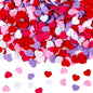 MARFOREVER Valentine's Day Felt Hearts Confetti, Heart Decorations Foam Confetti for Wedding, Mother's Day Supplies - Romantic Heart Shape Balls Sprinkles