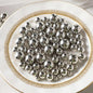 200 Pcs Vase Filler Beads Silver Pearl Beads for Vase No Hole Pearls for Centerpieces Vases DIY Home Table Party Decor DIY Wedding 8/14/20mm
