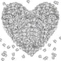 1000Pieces Rose Petals, Artificial Flower Petals Fake Rose Petals for Romantic Night,Wedding,Proposal Anniversary Flower Decorations (Silver)