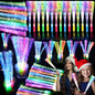 38 PCS Halloween Glow Sticks Bulk, Glow Fiber Optic Sticks, LED Light Wands, Glow in The Dark Party Supplies, Fiber Optic Wands for Weddings, Flashing LED Party Favors, Colorful Light Sticks