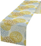 Flowers Table Runner,Spring Summer Floral Pattern Seasonal Farmhouse Kitchen Dining Table Home Party Decoration 13x36 Inch