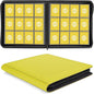 SMYV 12 Pocket Trading Card Binder, Premium PU Cover Card Binder for 720 Cards, Ringless Side Loading Card Collection Album Folders for MTG, TCG, Game Cards & Sports Cards (Yellow)