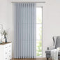 Vision Home Blue Fog Pinch Pleated Semi Sheer Curtains Textured Linen Blended Light Filtering Window Curtains 102 inch for Living Room Bedroom Patio Pinch Pleat Drapes with Hooks 1 Panel 60" Wx102 L
