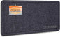 Bulletin Board, 35 x 17 1/2 inches Felt Board - Decorative Pin Board, Cork Board Alternative for Wall, Foldable Picture Board Self-Adhesive Vision Board Prayer Board with 20 Pushpins Dark Gray