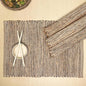 Chardin Home Natural Jute & Brown Placemats, Set of 4 – Rustic Handmade Boho Table Mats, 13x19 Inch Dining Table Placemats for Kitchen, Everyday Meals, Holidays, Farmhouse or Modern Table Décor