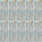 Tinsel Foil Fringe Curtains Wavy Backdrop for Parties Sparkle Metallic Wavy Foil Fringe Backdrop Curtain for Party Decorations Photo Booth Props for Birthday Graduation Wedding