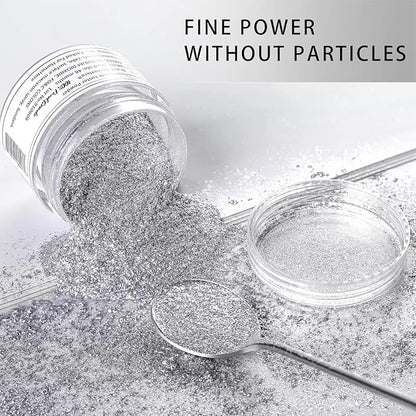 HomeHere Edible Luster Dust Food-Grade Glimmer Powder Glitter for Cake Decorating 7g, Disco Diamond Dust, Edible Sprinkle Glitter for Cocktails Drinks Baking Candy Dessert Chocolate Vegan Tasteless