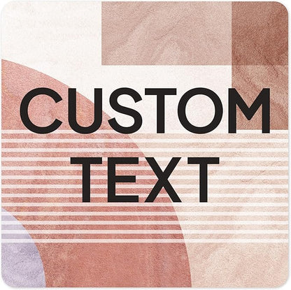 Custom Sign, Custom Street Sign, 11 Font Colors, 13 Font Styles, 4 Hole Options, 22 Sizes, 30x30 Inches, Rust Free DiBound, Fade Resistant, Made in USA by My Sign Center (Mid-Century Modern 1)