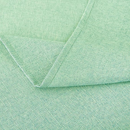 NLMUVW Light Green Round Tablecloth 36 Inch, Small Linen Table Cloth Rustic Farmhouse Table Cover for Kitchen Dining Coffee