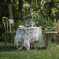 patdrea Designer White Lace Elegant Tablecloth for Rectangle Tables,Vintage Tulle French Romantic Knitted Embroidered Overlay Tablecloths Decor for Kitchen Wedding Banquet,59"*83"