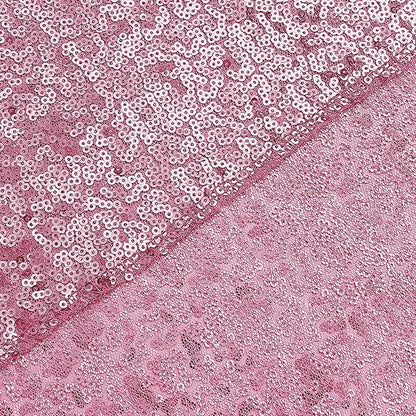 Sugargirl Pink Sequin Backdrop Curtain 4 Panels 2FTx8FT Glitter Pink Background Drapes Sparkle Photography Backdrop for Party Wedding Birthday Wall Decoration