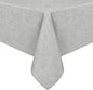 Hiasan Faux Linen Rectangle Tablecloth - Wrinkle and Stain Resistant Washable Table Cloth for Kitchen Dining Room Holiday Table Cover for Dinner, Light Grey, 60 x 102 Inch