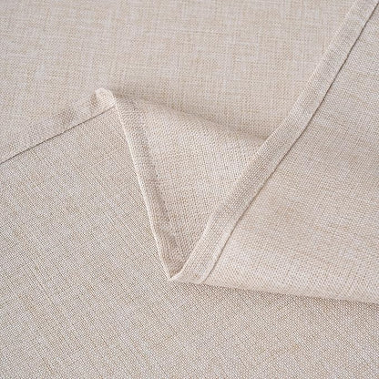 NLMUVW Linen Tablecloth Rectangle 6ft, Rustic Textured Table Cloth Water Resistant Farmhouse Table Cover for Kitchen Dining Party Coffee, 54x78 Inch